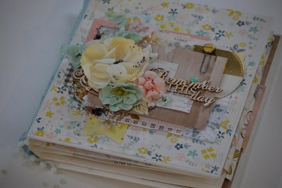Corso album di scrapbooking “Ricordi Fioriti”