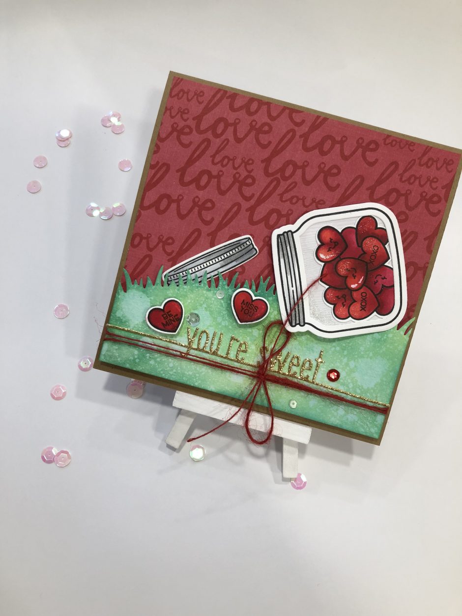 “You’re sweet” corso cardmaking