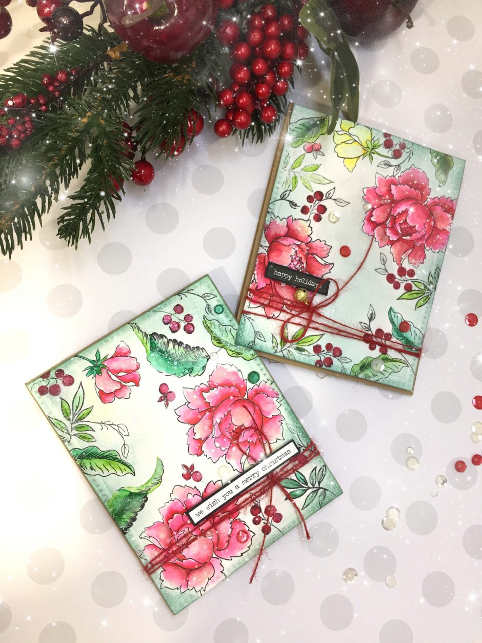Corso cardmaking “Composizione invernale”